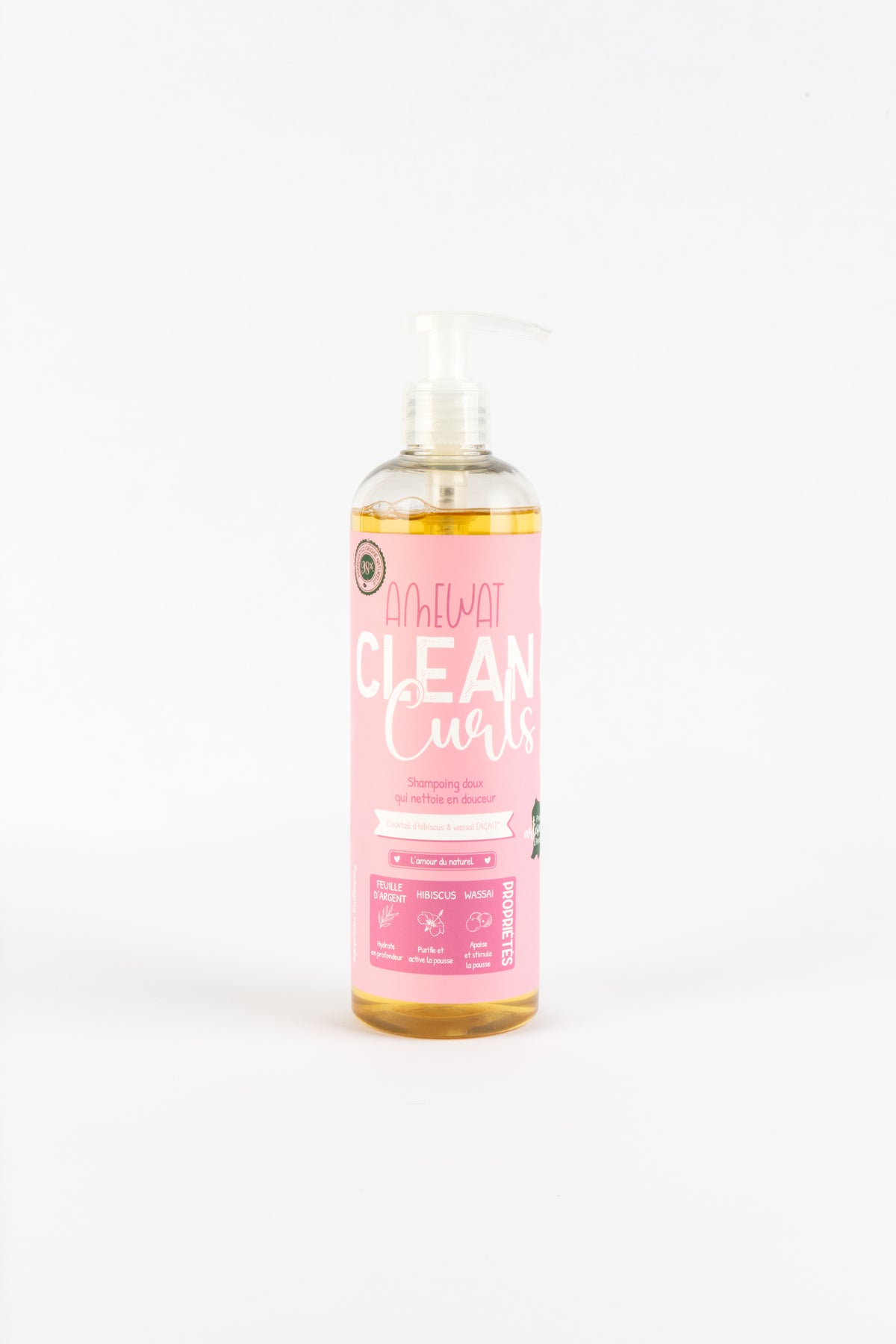 Clean Curls 🫐 Shampoing ultra doux à la feuille d'argent et hibiscus ...