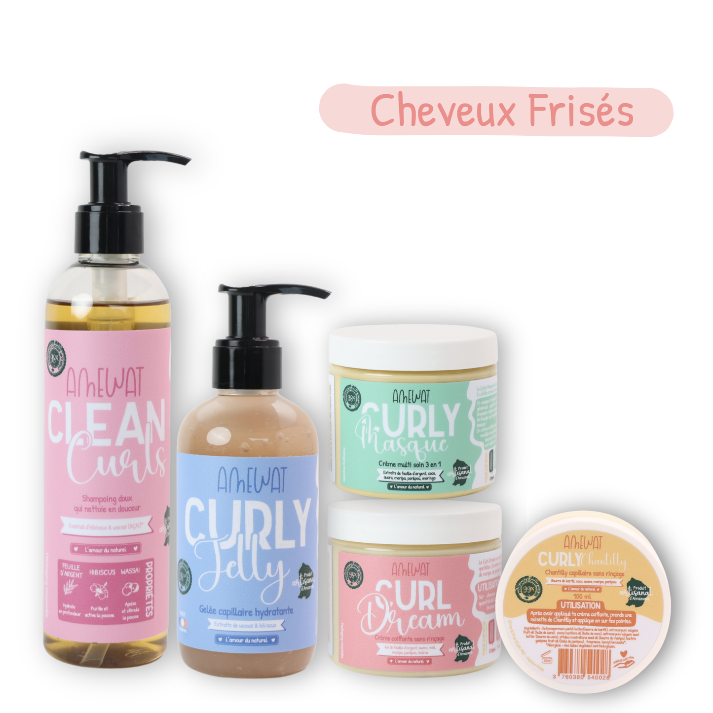 Routine cheveux Frisés